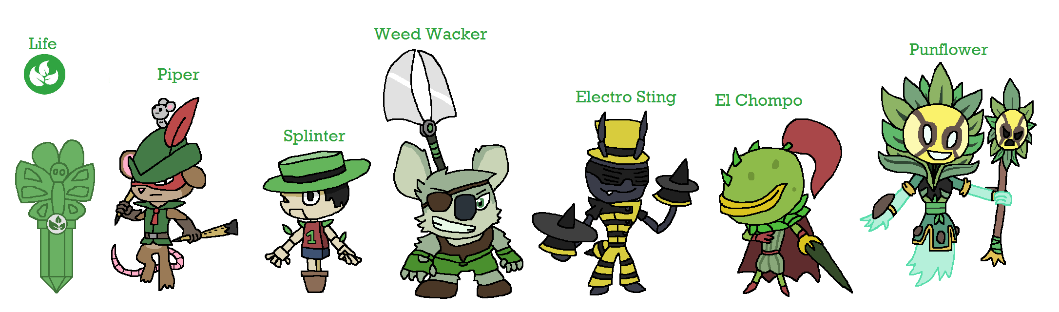 Skylanders Master Quest - Life Villains by Fistipuffs on DeviantArt
