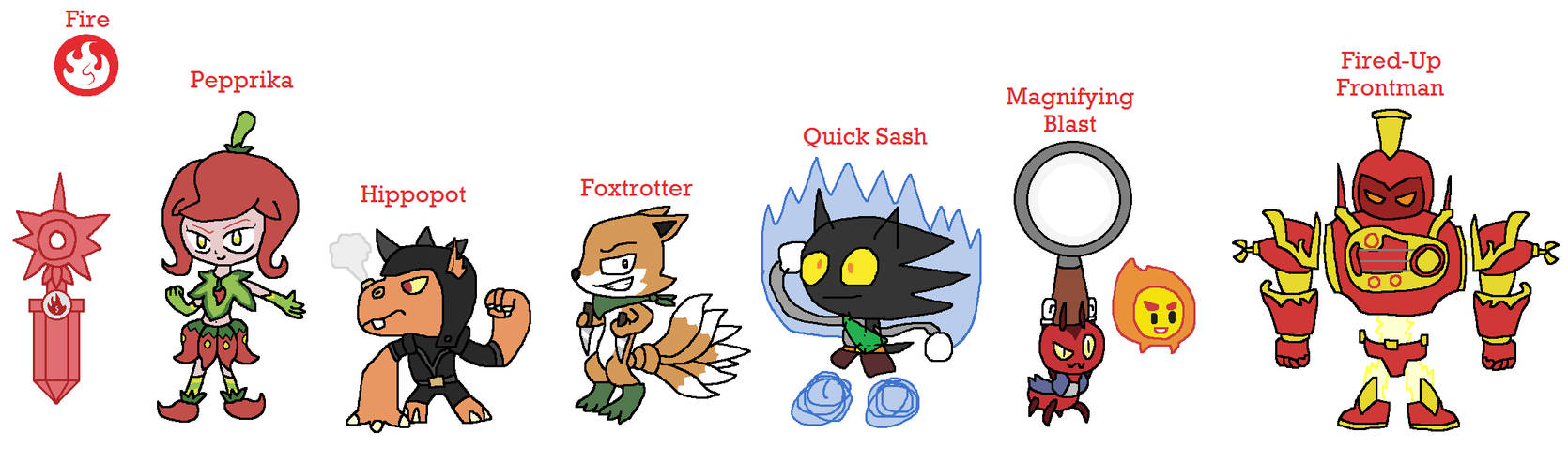Skylanders Master Quest - Fire Villains by Fistipuffs on DeviantArt