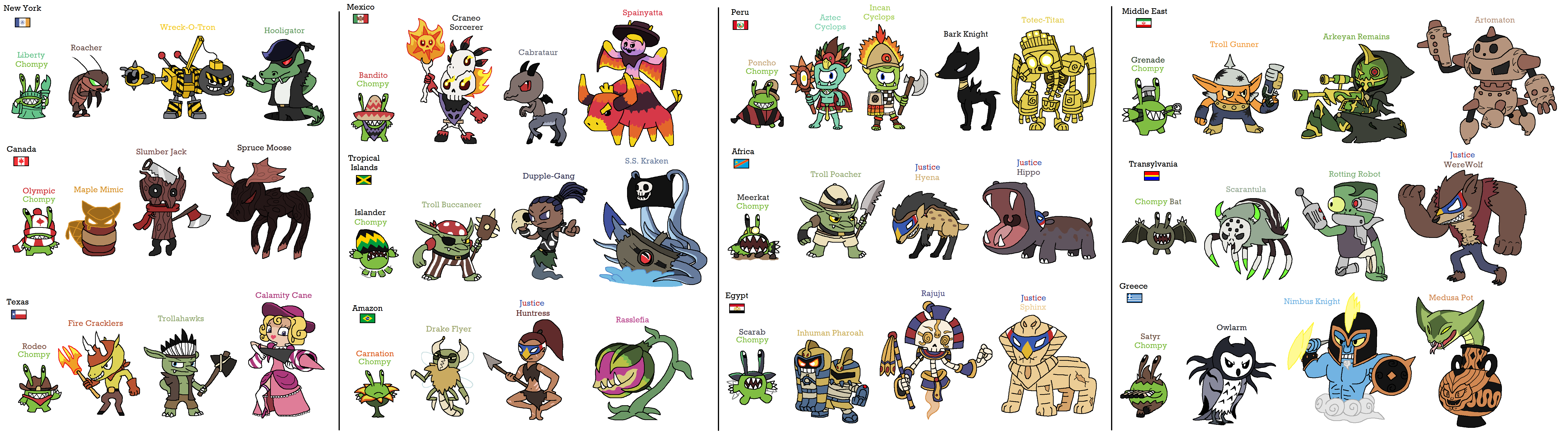 All the skylanders in the deals world
