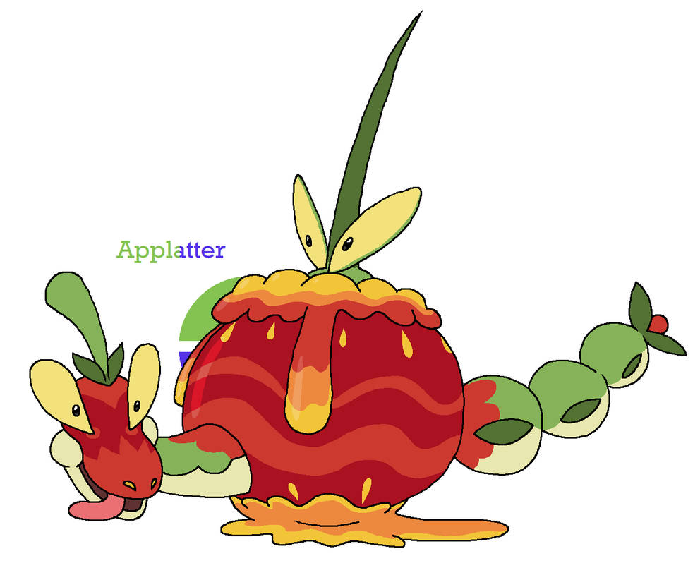 Pokemon - Dipplin Evo Speculation by Fistipuffs on DeviantArt