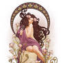 Art Nouveau Iris