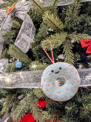 Needle Felting: Donut Ornament - 2021