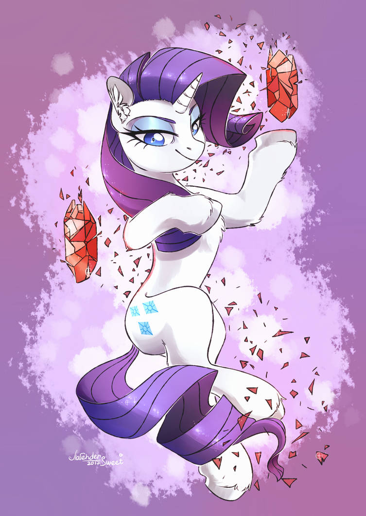 Puffed Rarity Deviantart Rarity by LavenderSweet69 on DeviantArt