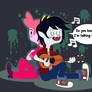 Marshall Lee and Prince Gumball