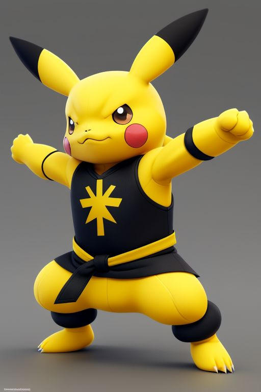 Fighting Type Pikachu by TheLegendAlphaOmegaR on DeviantArt