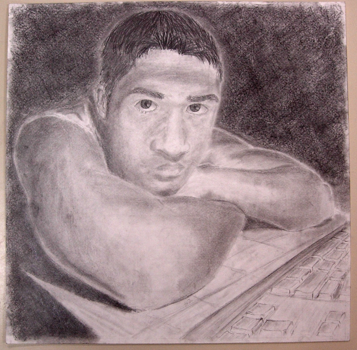 Self-Portrait in pencil