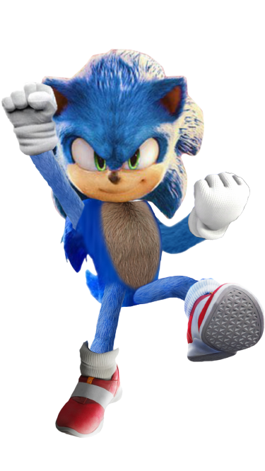 Movie Sonic PNG by GOjira112 on DeviantArt