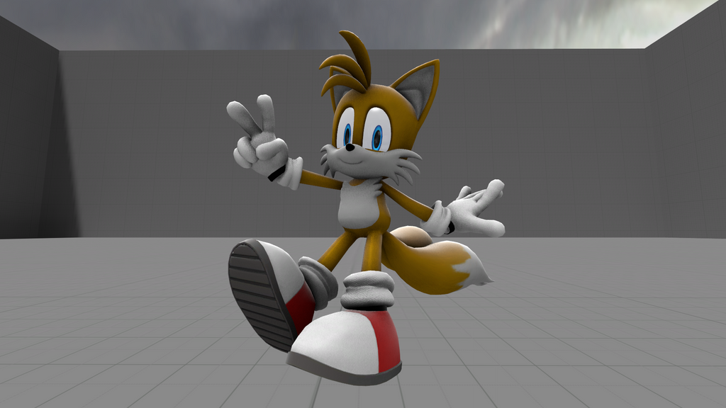 Tailsko EGGEMPIRE. Tails the giant Fox. Tails animations