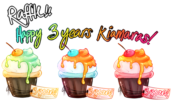 happy 3rd birthday kiamaras ! CLOSED