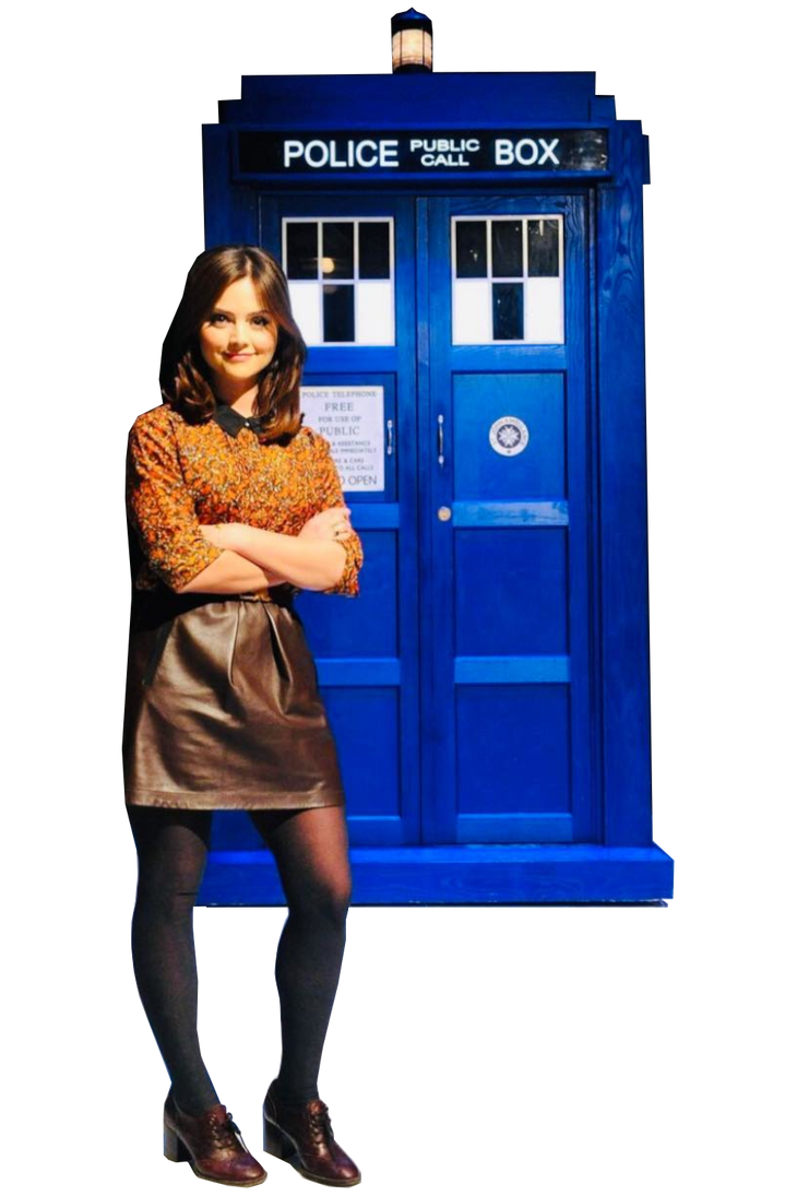 Clara and the TARDIS PNG by DocBuffFlash82 on DeviantArt