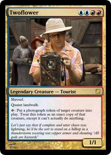 Two Follow Magic Twoflower Magic card by PigNorton on DeviantArt