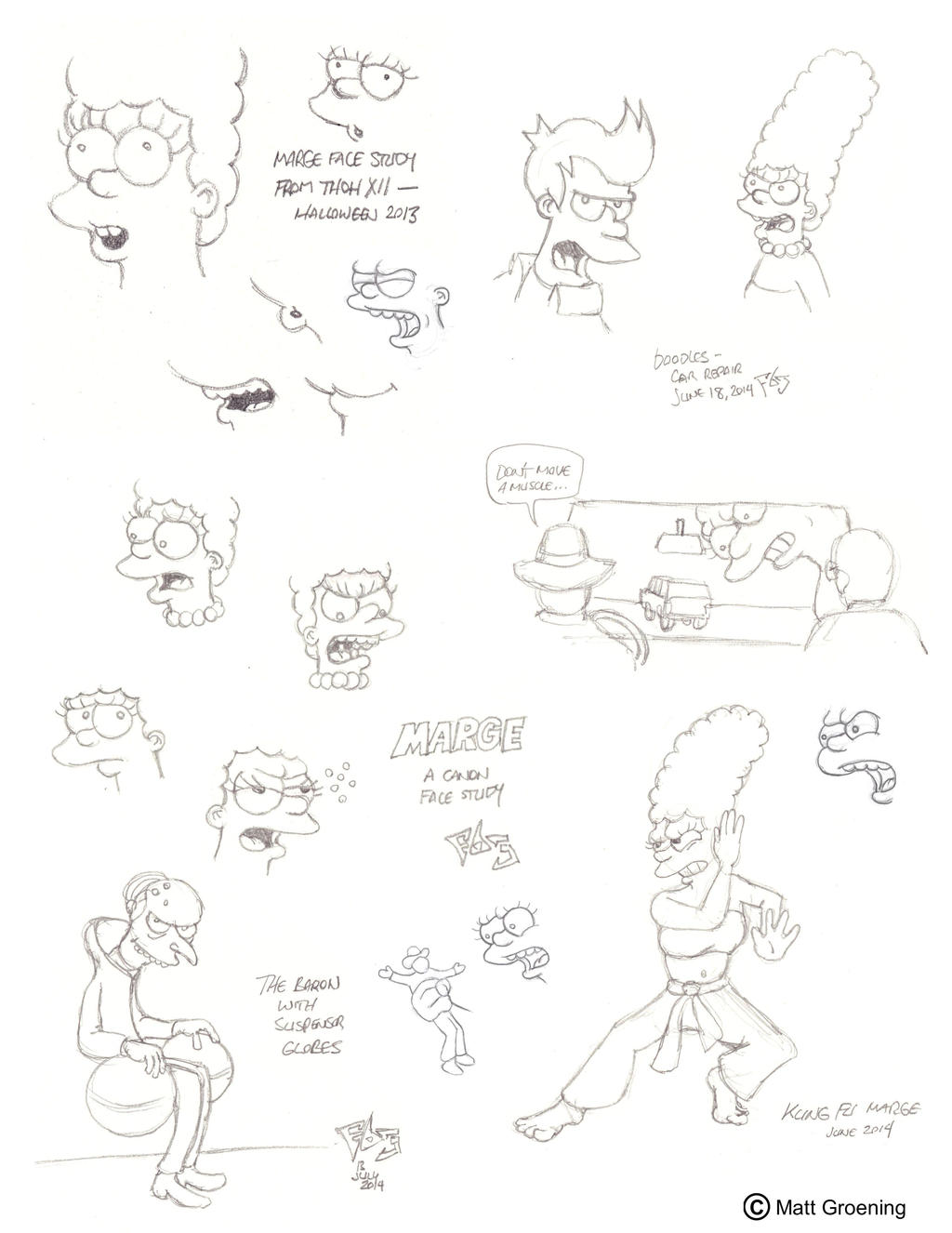 Marge Sketchdump 1