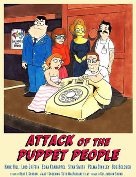 Attack of the Puppet People poster