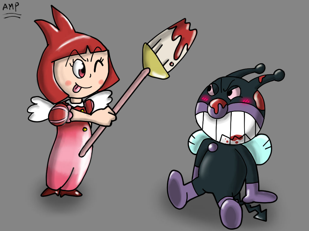 Ruby and Baikinman by Anpandough on DeviantArt