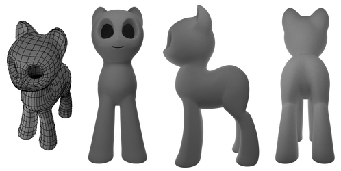 3D Pony WIP