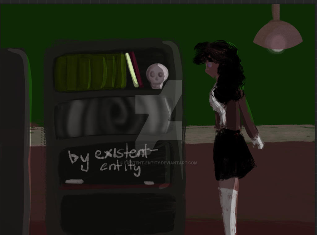 Just some weird random painting by existent-entity on DeviantArt