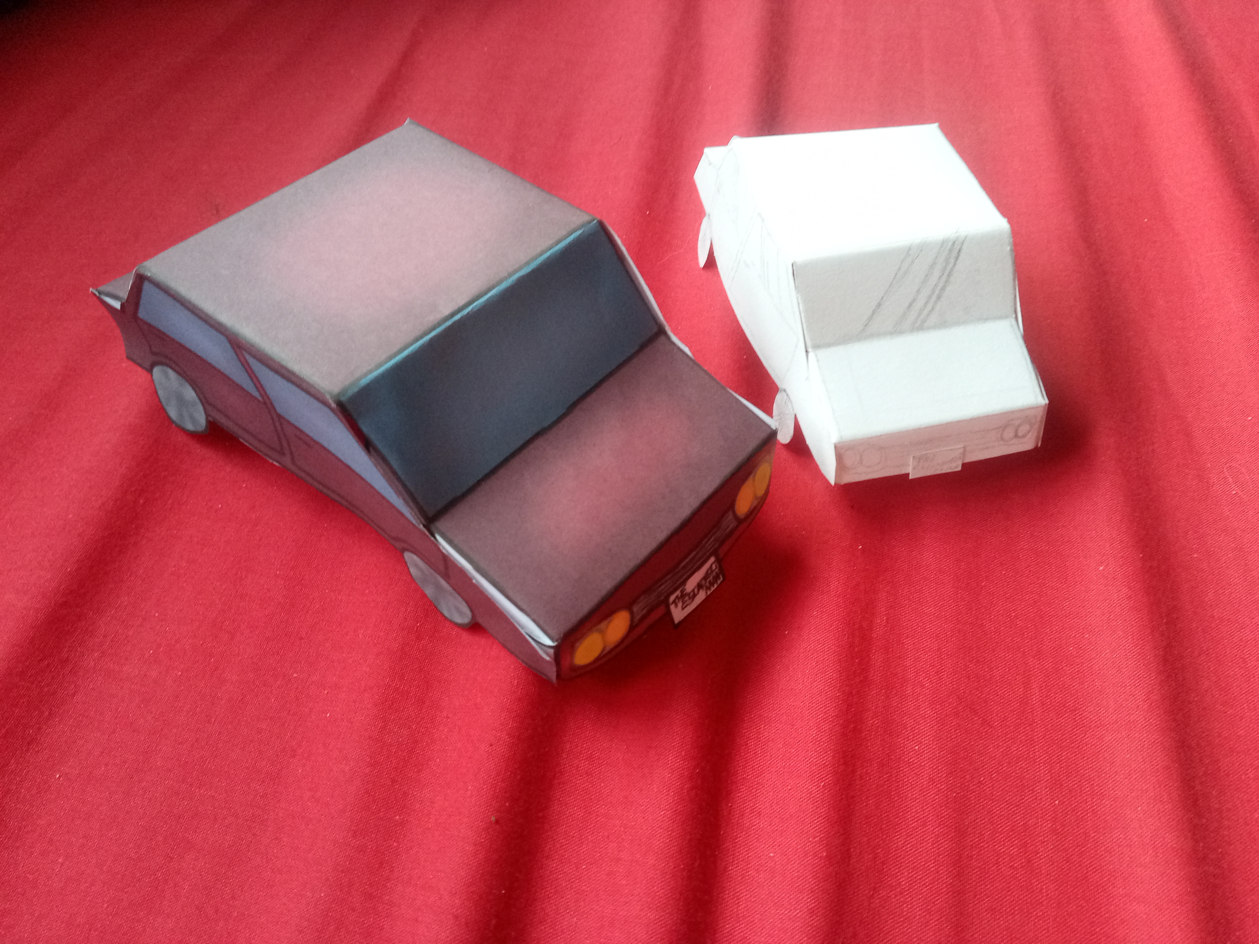 Paper cars