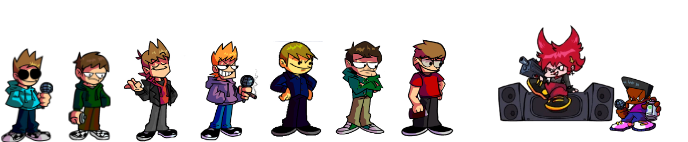 Tom, Edd And Matt As FNF Triple Trouble Characters by SuperManTrueDue on  DeviantArt