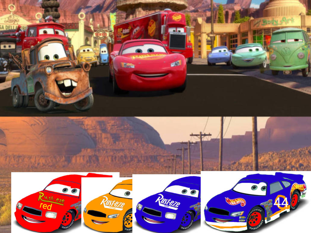 McQueen Meets the racers by djdjddj413 on DeviantArt