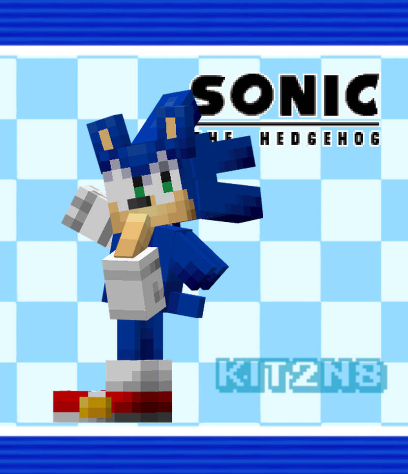 Modern Sonic - Minecraft ver. by Saimon32 on DeviantArt