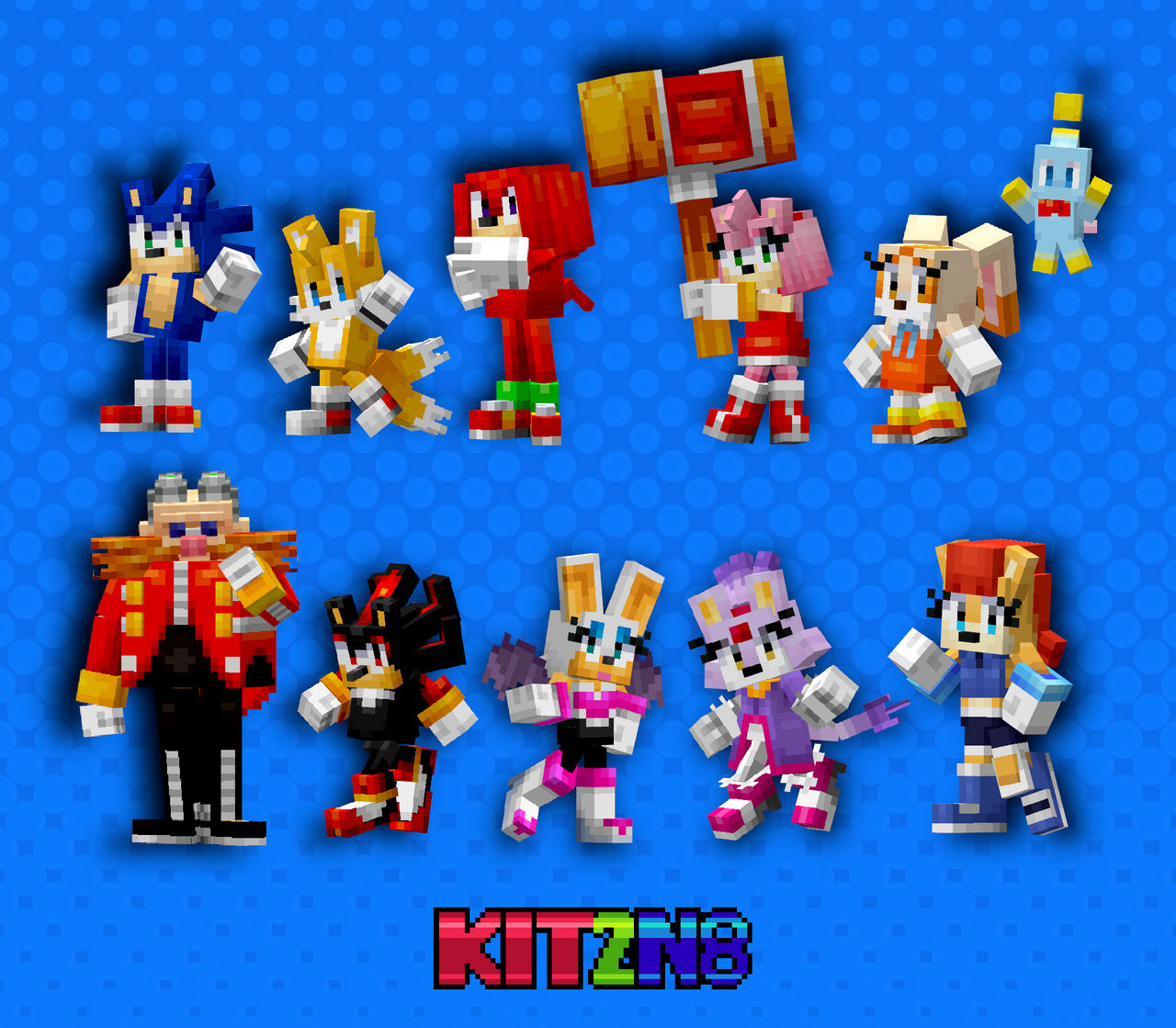 Sonic the Hedgehog - Minecraft Edition by Saimon32 on DeviantArt