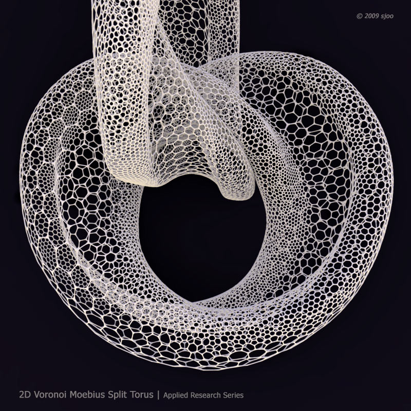 2D Voronoi Moebius Split Torus by sjoo