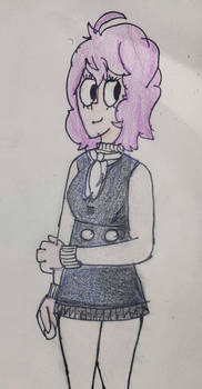 Bernadetta in a Sweater Vest