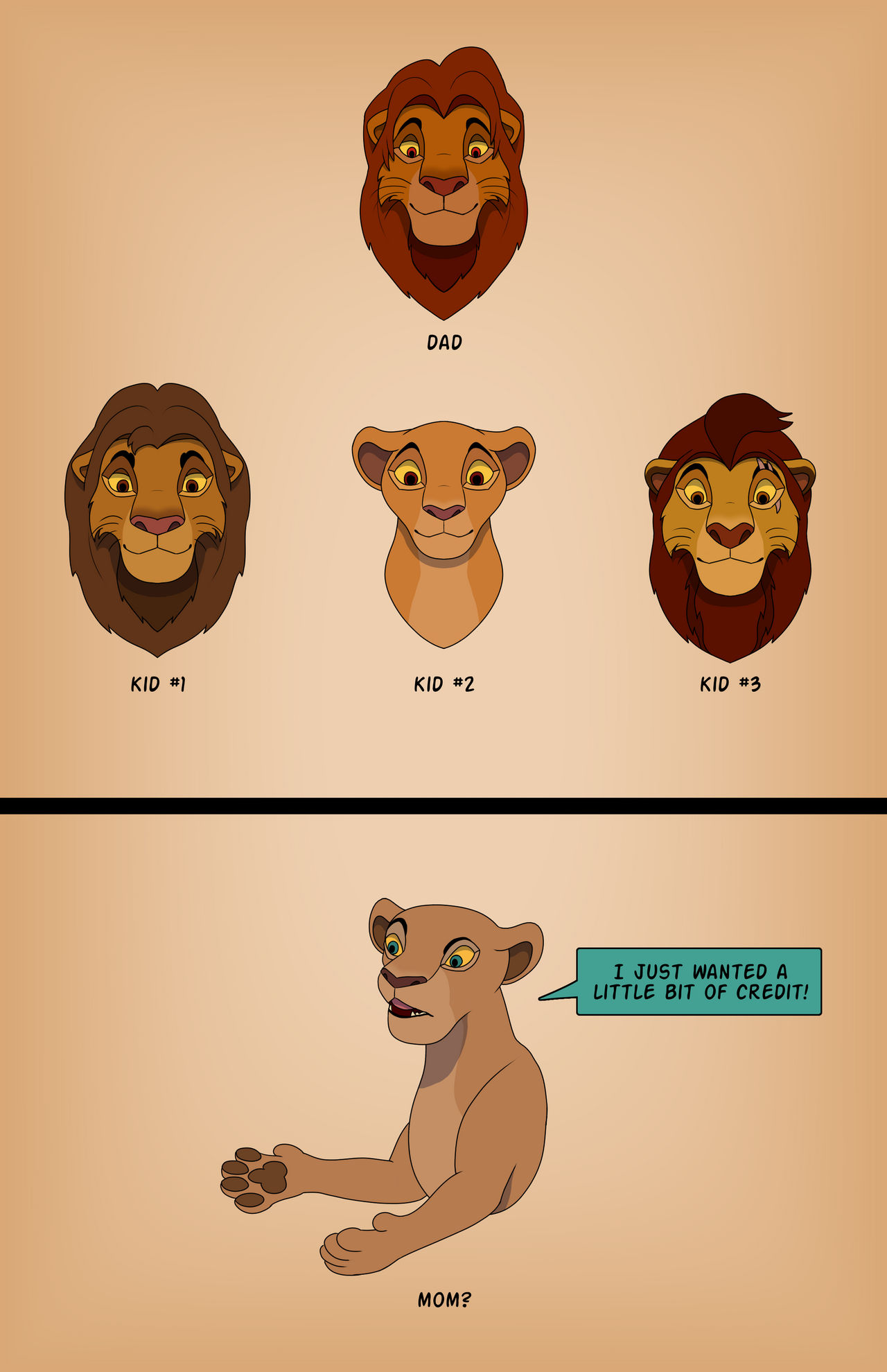 Simba Strong Simba's genes are too strong by M-The-Cellist on DeviantArt