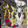 Arceus and Giratina