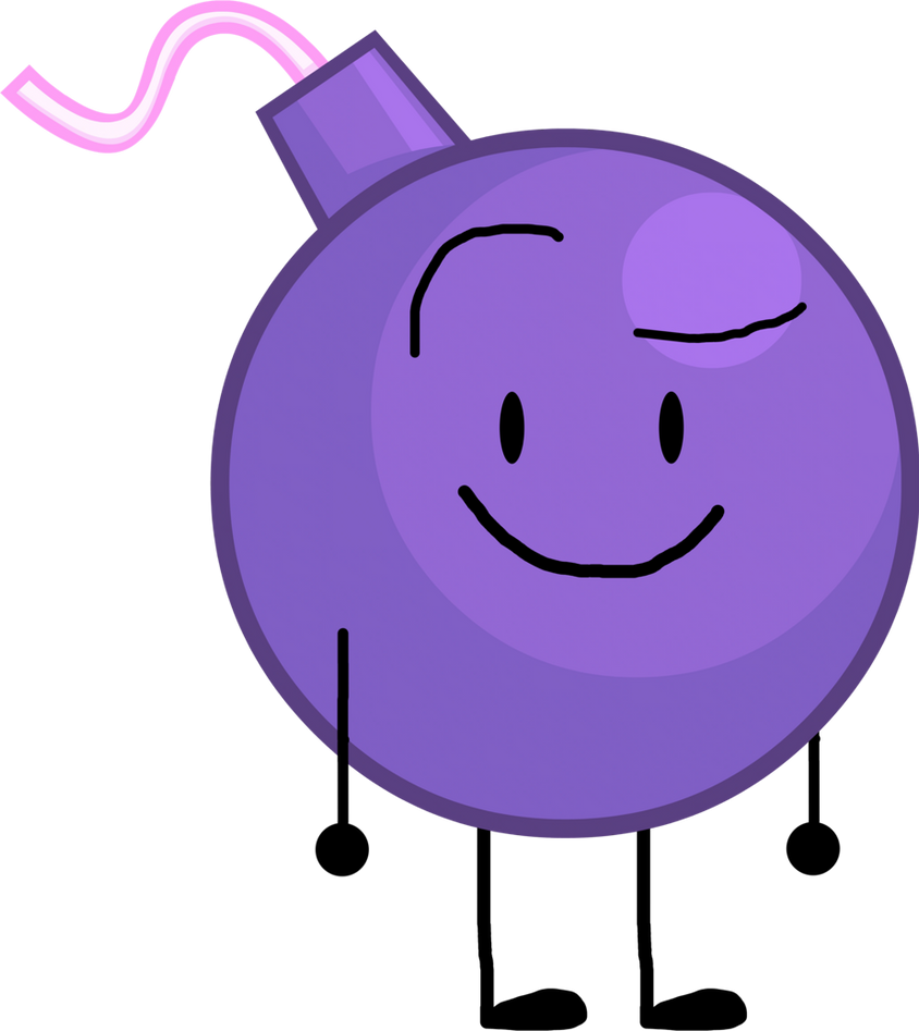 Bomby from Battle for Dream Island (Purple) by rmyint on DeviantArt