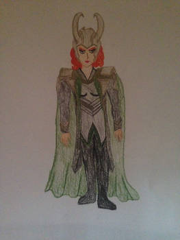 A Black Widow in Loki clothing