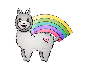 Rainbow Alpaca