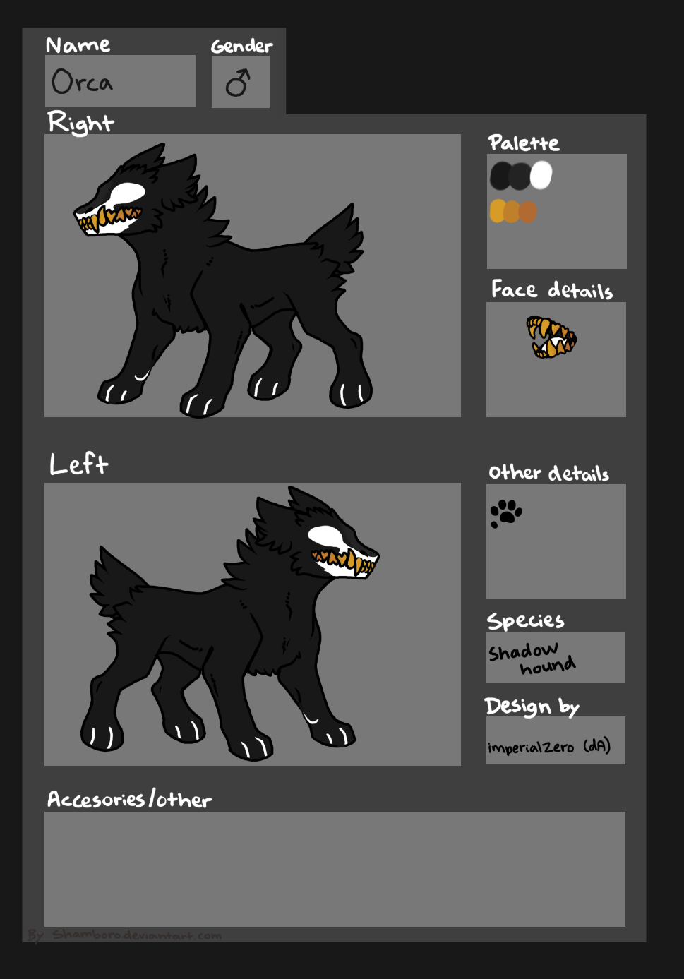 Orca Reference Sheet by Shamboro on DeviantArt