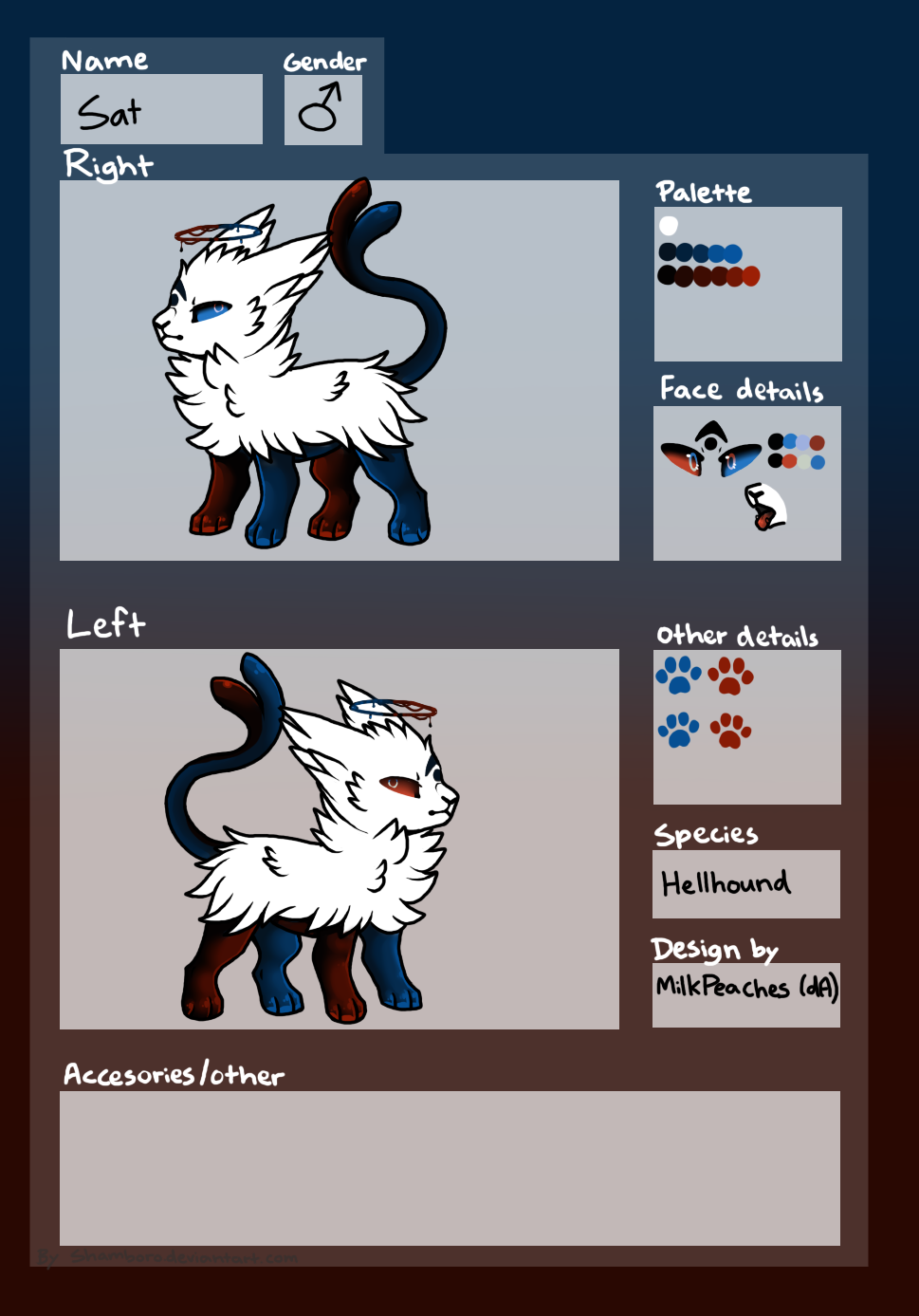 Sat reference sheet by Shamboro on DeviantArt