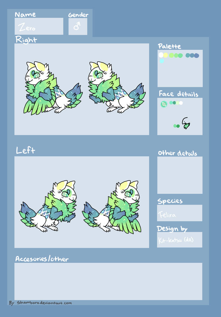 Zero Reference Module Zero reference sheet by Shamboro on DeviantArt
