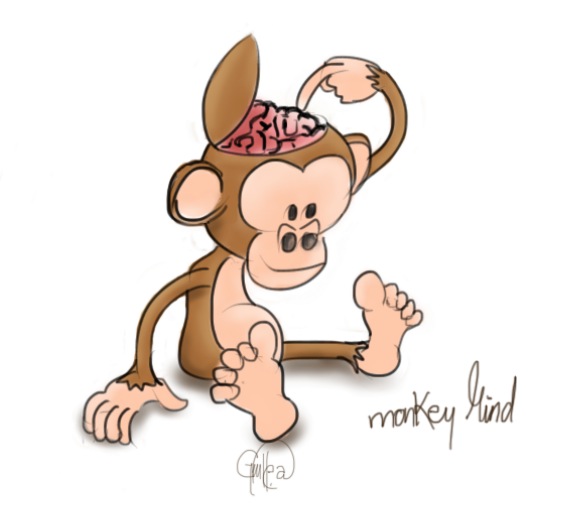 Monkey Mind Project Cartoon