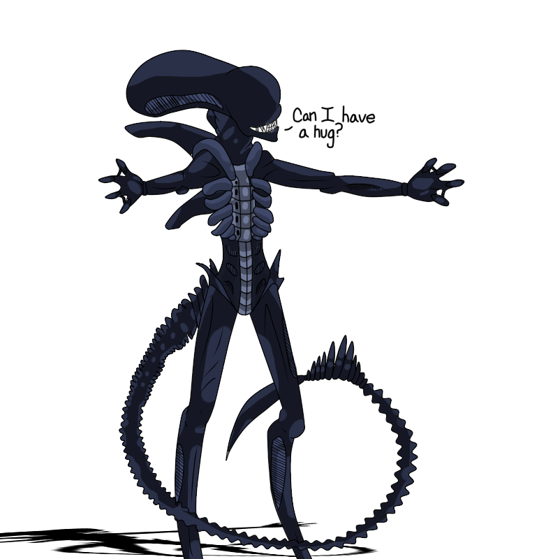 Alien Hug? by Galactic-Cosmo on DeviantArt