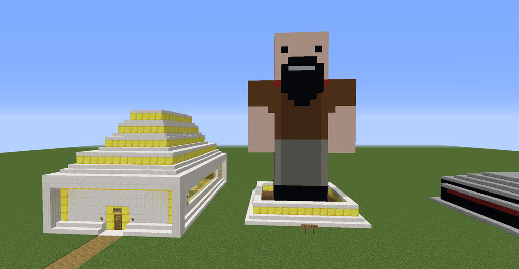 Minecraft - The Notch Statue by JesseWinters on DeviantArt