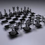 Glass Chess Set