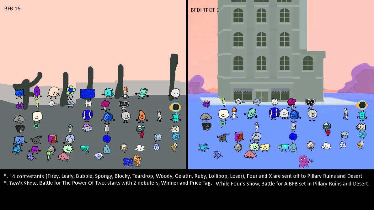 Samaleh Comparison Between Bfb 16 And Bfdi Tpot 1 is FAKE! by Samaleh on DeviantArt