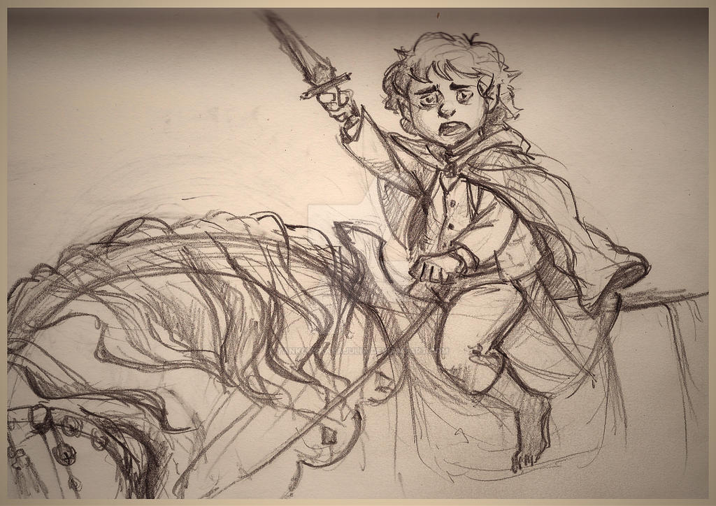 Frodo Deviantart Draw Frodo #Lord of the rings #sketch by YankovskayaJulia on DeviantArt
