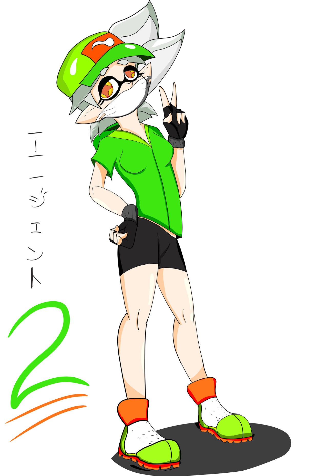 Agent 72 Splatoon Agent Two - Splatoon by ZETHGREEN on DeviantArt