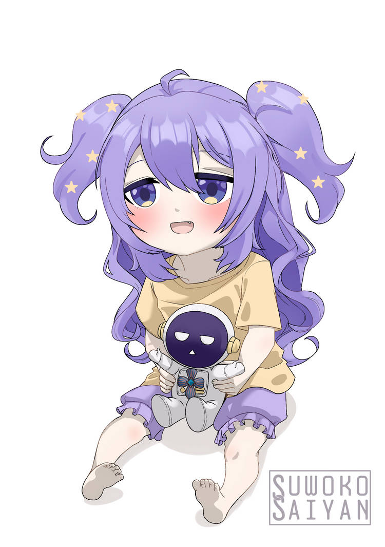 Baby Moona Hoshinova (Hololive ID) by suwokosaiyan on DeviantArt