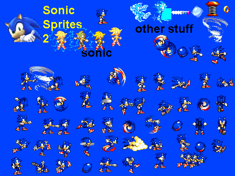 Sonic Advance Sprite sheet by Lucario51 on DeviantArt