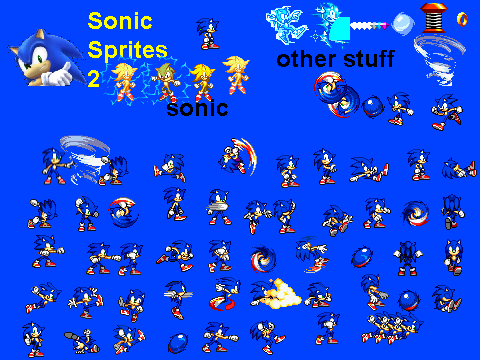 Sonic Advance Sprites by sonawchannel on DeviantArt