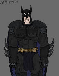 Batman, in armour