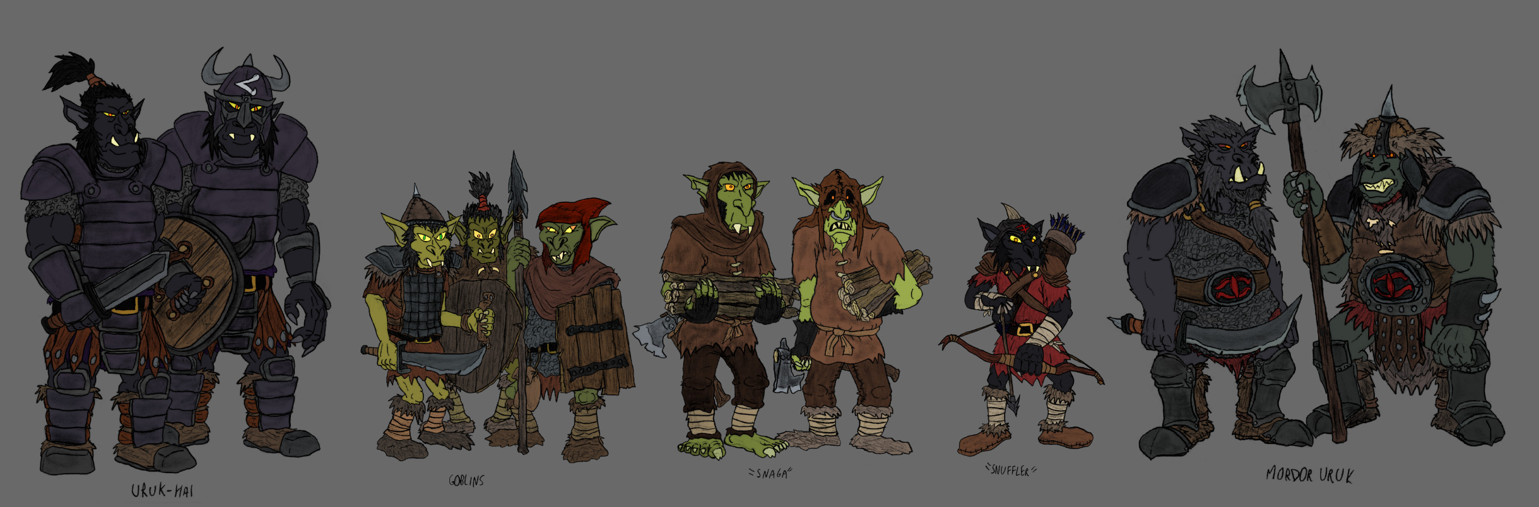 Types Of Orcs In Lord Of The Rings