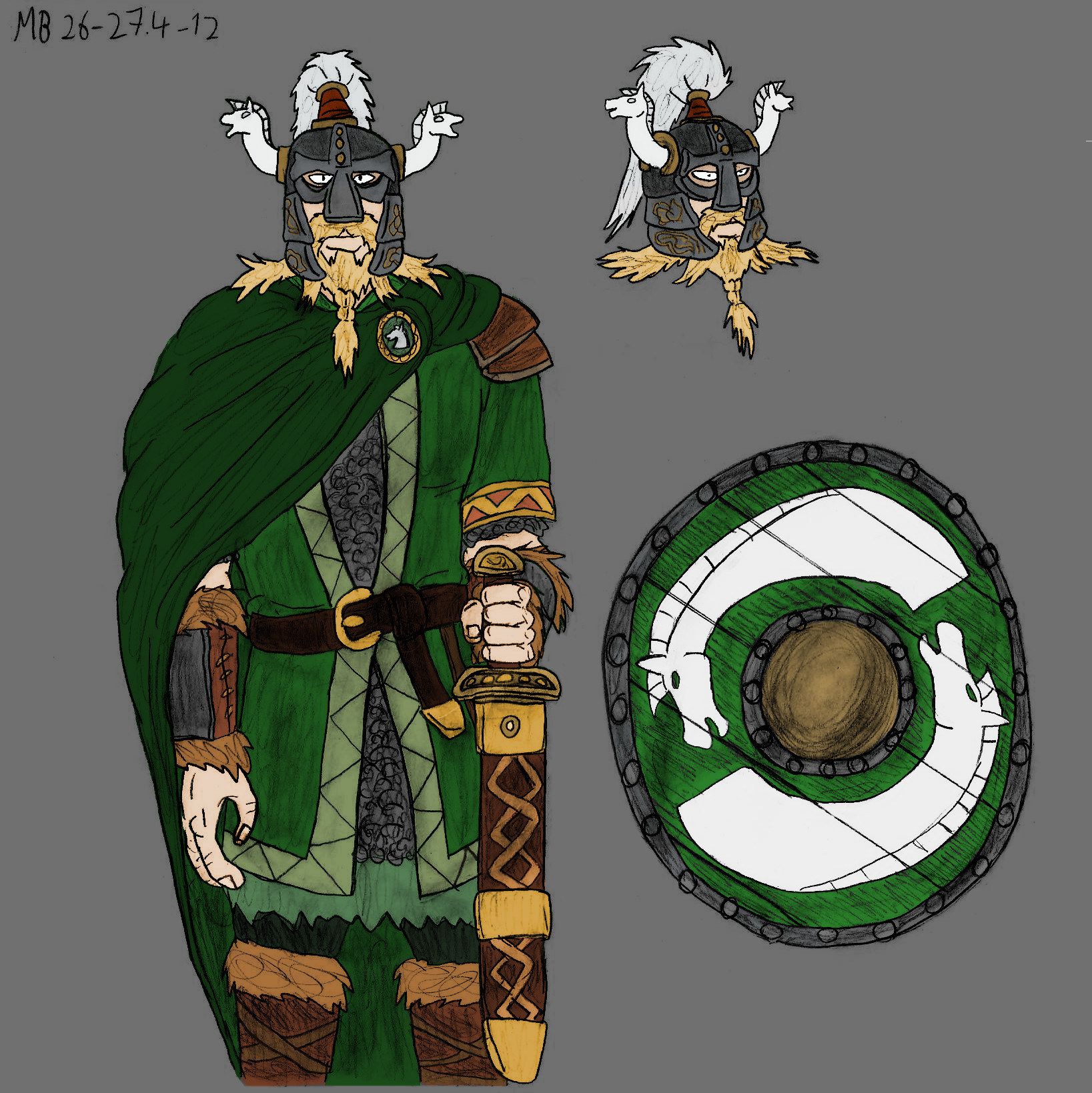 Rohan royal guard by Mara999 on DeviantArt