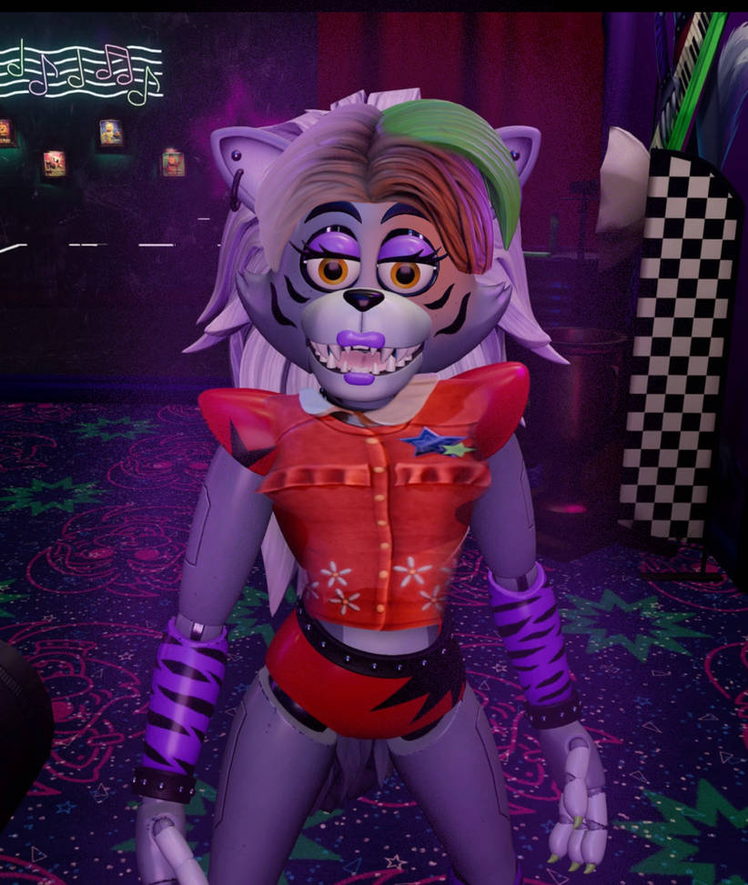 Fnaf Roxy Tf Cassie into Roxanne Wolf TF by FiveNightsTFs on DeviantArt