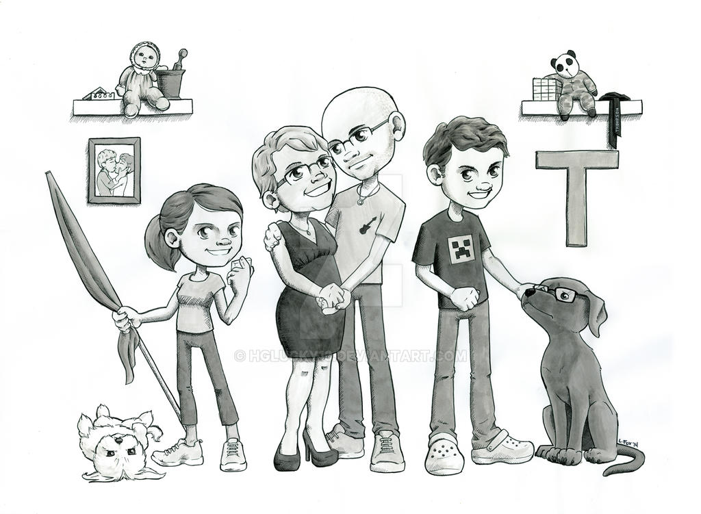 Thompson Family Portrait Commission